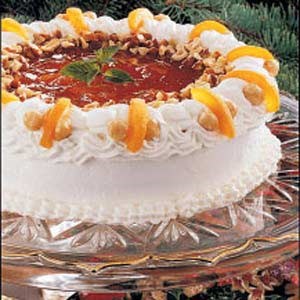 Apricot hazelnut torte
