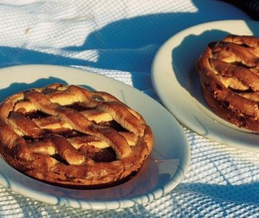 Apricot jam tart (Crostata di marmellata di albicocche)