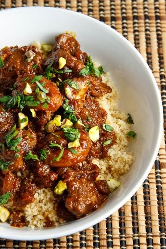 Apricot lamb tagine