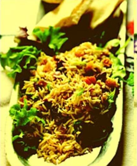 Apricot rice salad