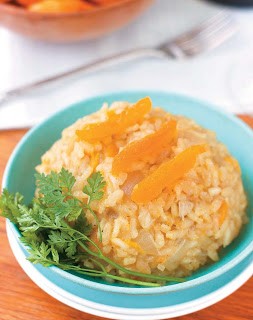 Apricot risotto