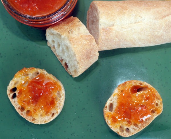 Apricot sage jam