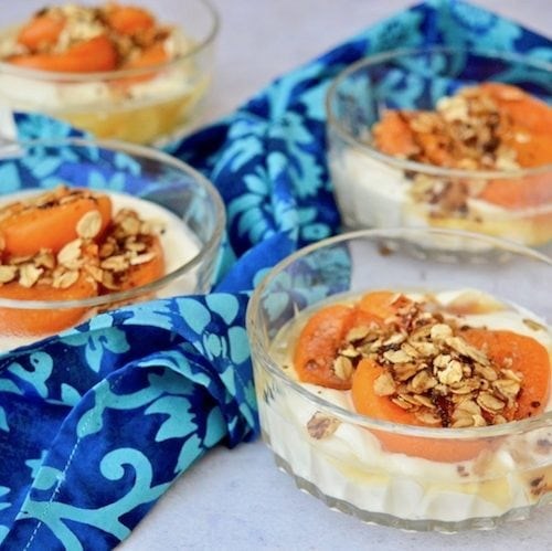 Apricot whisky honey cheesecake