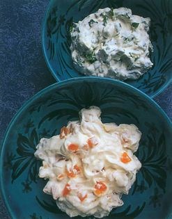 Apricot yogurt dip (Gunesli yogurt)