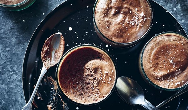 Aquafaba chocolate mousse