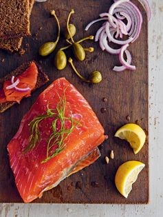 Aquavit and dill-cured lox