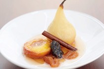 Arabian poached stone fruits