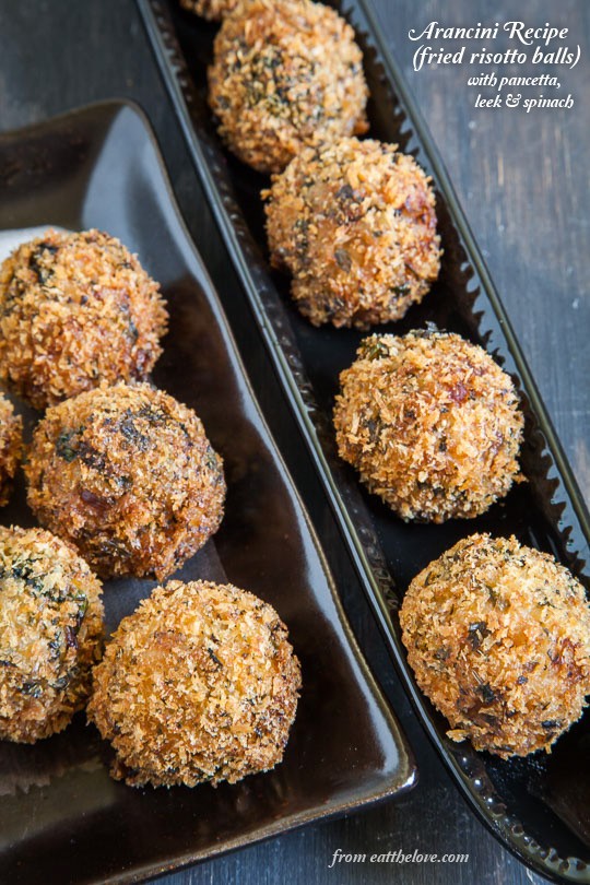 Arancini (Fried risotto balls)