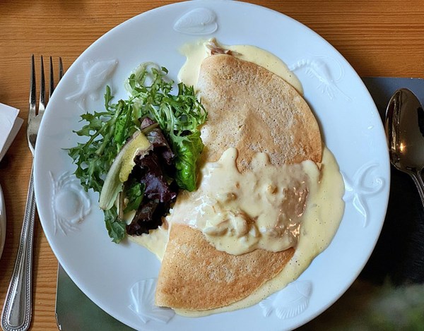 Arbroath smokie pancake