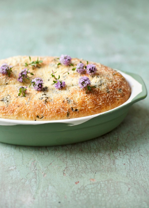 Ardsallagh goat cheese and thyme leaf soufflé