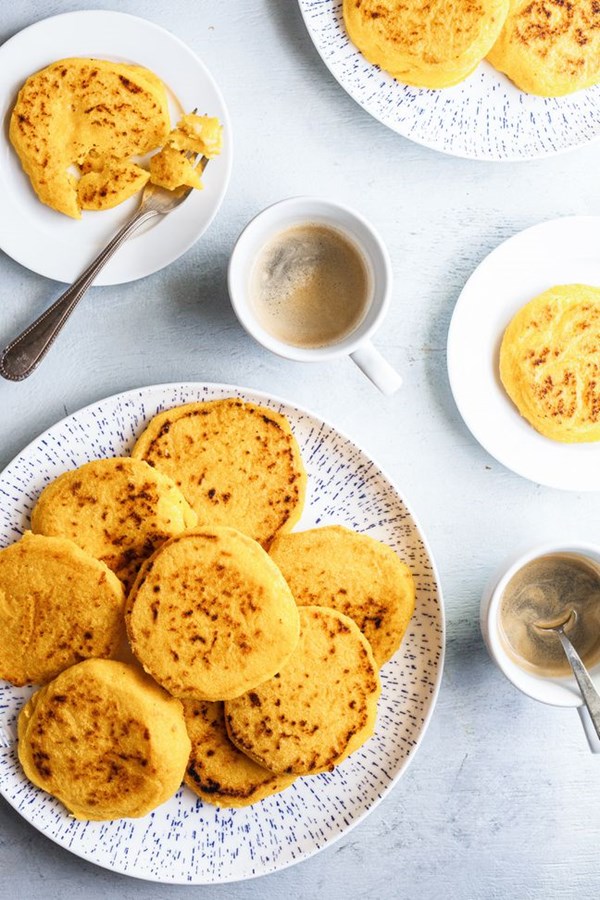 Arepas con queso