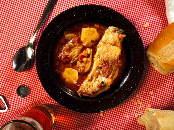 Argentine fish and tomato stew (Chupín de pescado)