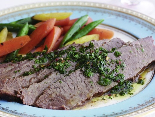 Argentinian brisket with chimichurri from 'Joy of Kosher' (Cook the Book)