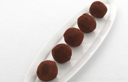 Armagnac ganache truffles