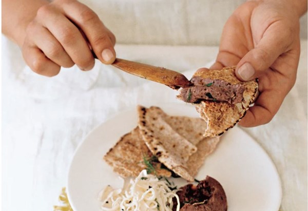 Armenian bean and walnut pâté