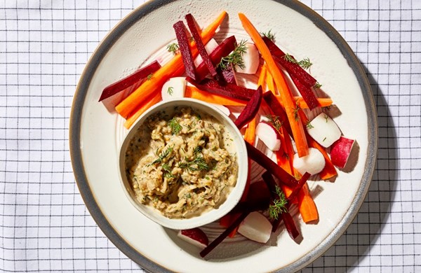 Armenian blistered eggplant dip