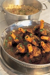 Aromatic lamb-shank stew