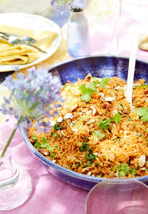 Aromatic rice pilaf