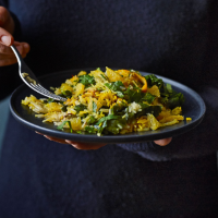 Aromatic Seville orange rice