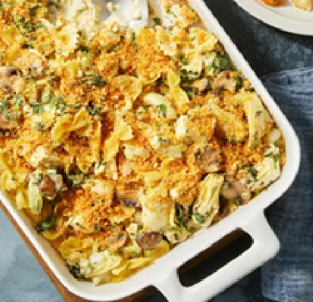 Artichoke & spinach chicken casserole