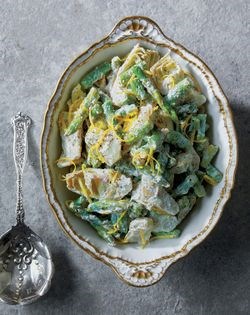 Artichoke and asparagus salad