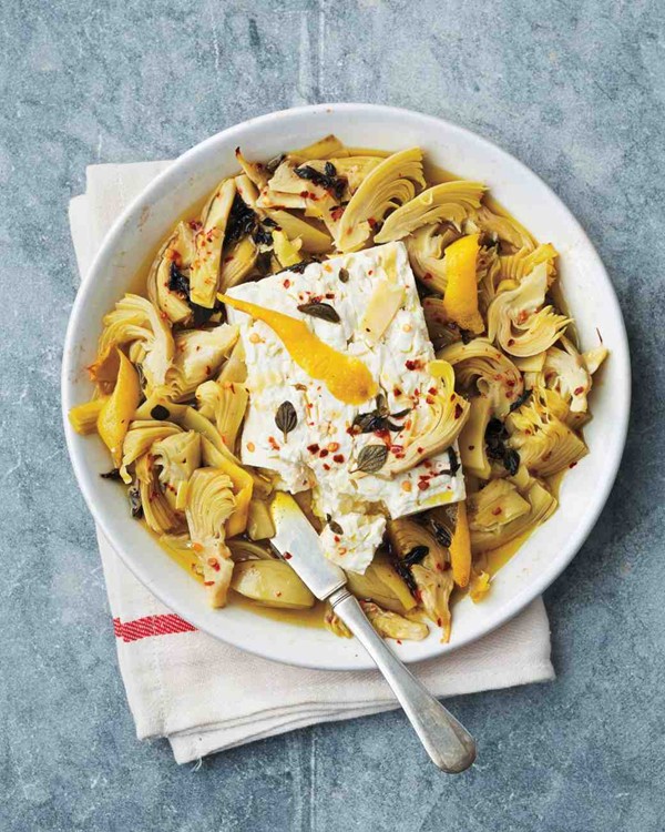 Artichoke-and-feta dip