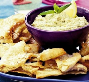 Artichoke and mint dip