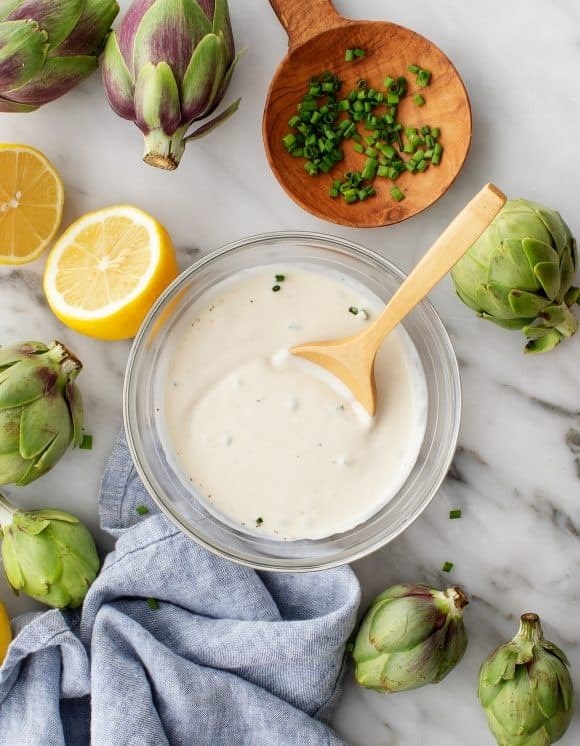Artichoke dipping sauce