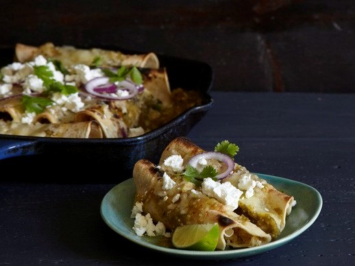 Artichoke enchiladas from 'Feast' (Cook the book)