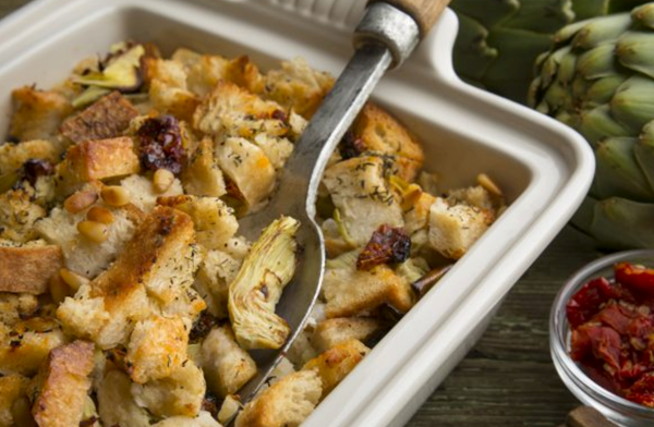 Artichoke garlic stuffing