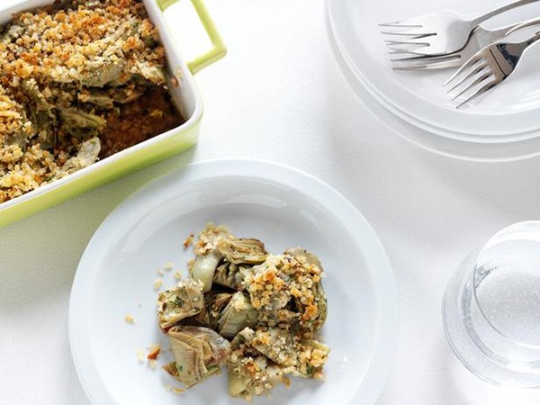 Artichoke gratinata