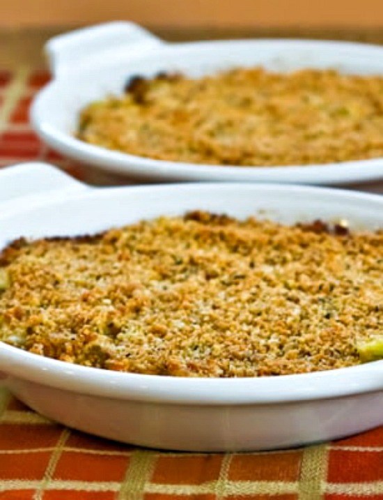 Artichoke hearts au gratin