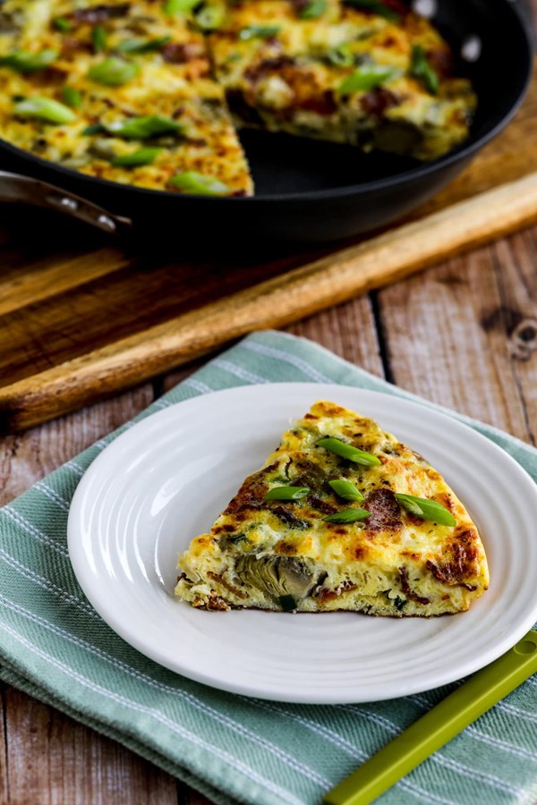 Artichoke-rosemary frittata 