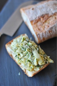 Artichoke salad with lemons and parsley