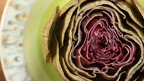 Artichoke with smoked bacon fat mayonnaise