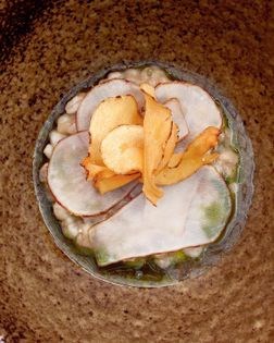Artichoke/pearl barley/parsley