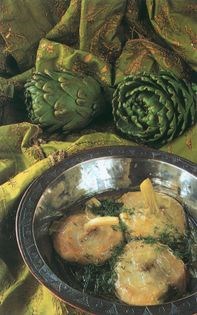 Artichokes in olive oil (Zeytinyagli enginar)