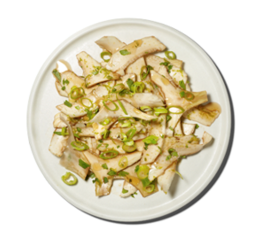 Artichokes with scallions and soy sauce