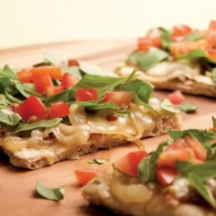 Arugula & prosciutto pizza