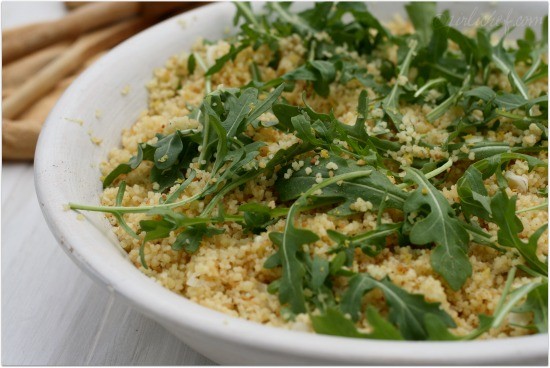 Arugula and lemon couscous