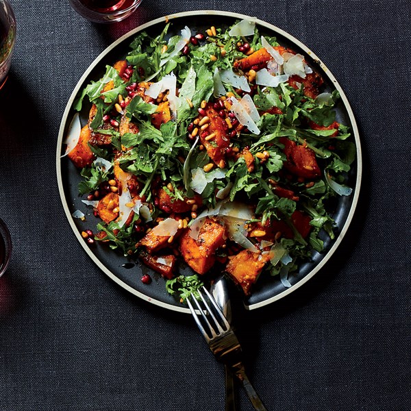Arugula-and-squash salad