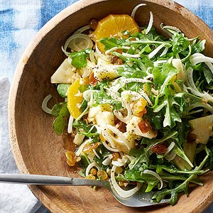 Arugula fennel salad