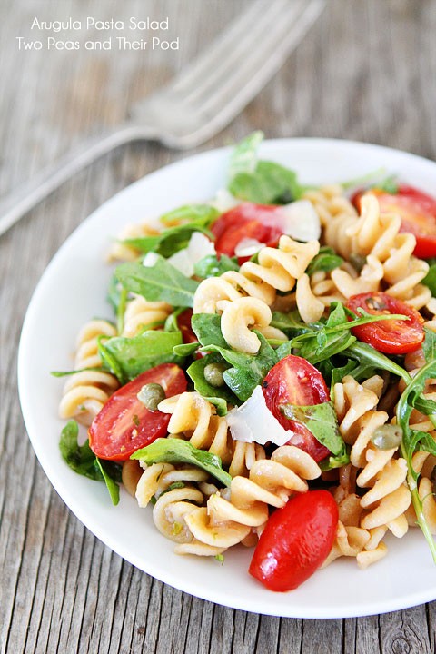 Arugula pasta salad