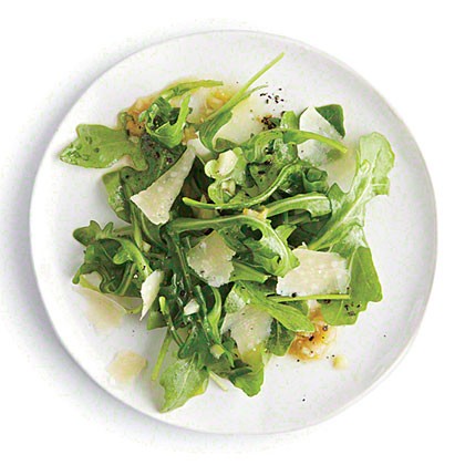 Arugula salad with Caesar vinaigrette