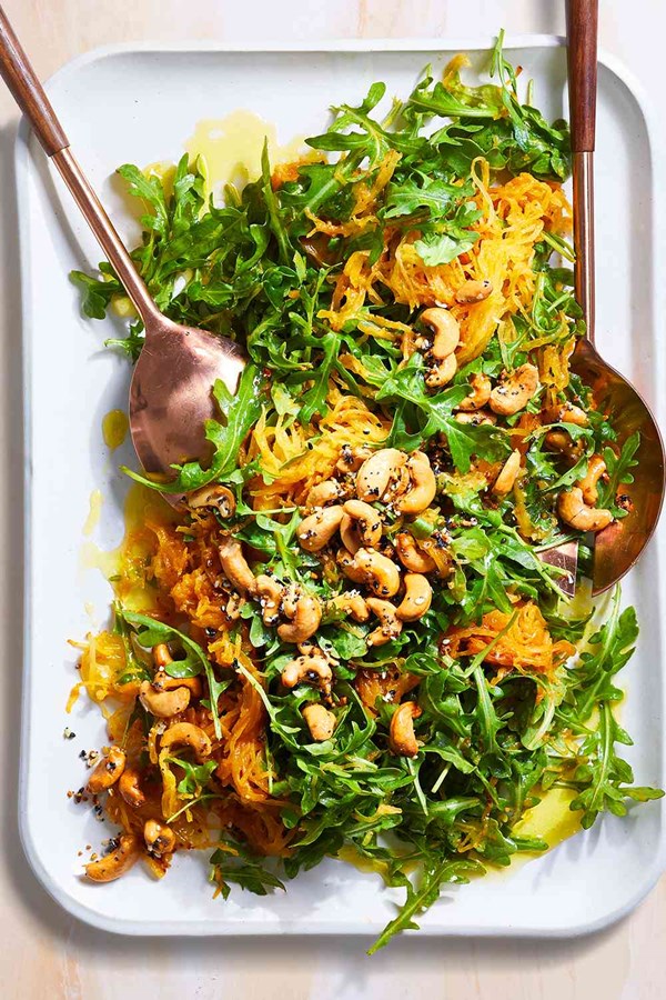 Arugula-squash salad