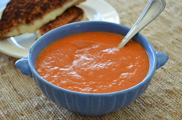 As-simple-as-it-gets homemade tomato soup