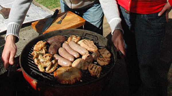 Asado and chimichurri