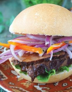 Asado sandwich