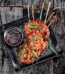 Asian BBQ shrimp