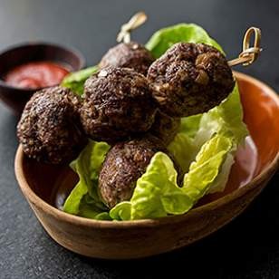 Asian beef meatballs